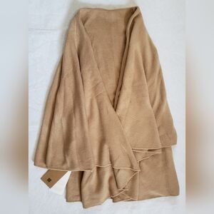 Women's Look By M Cozy Tan Shawl Sweater One-Size